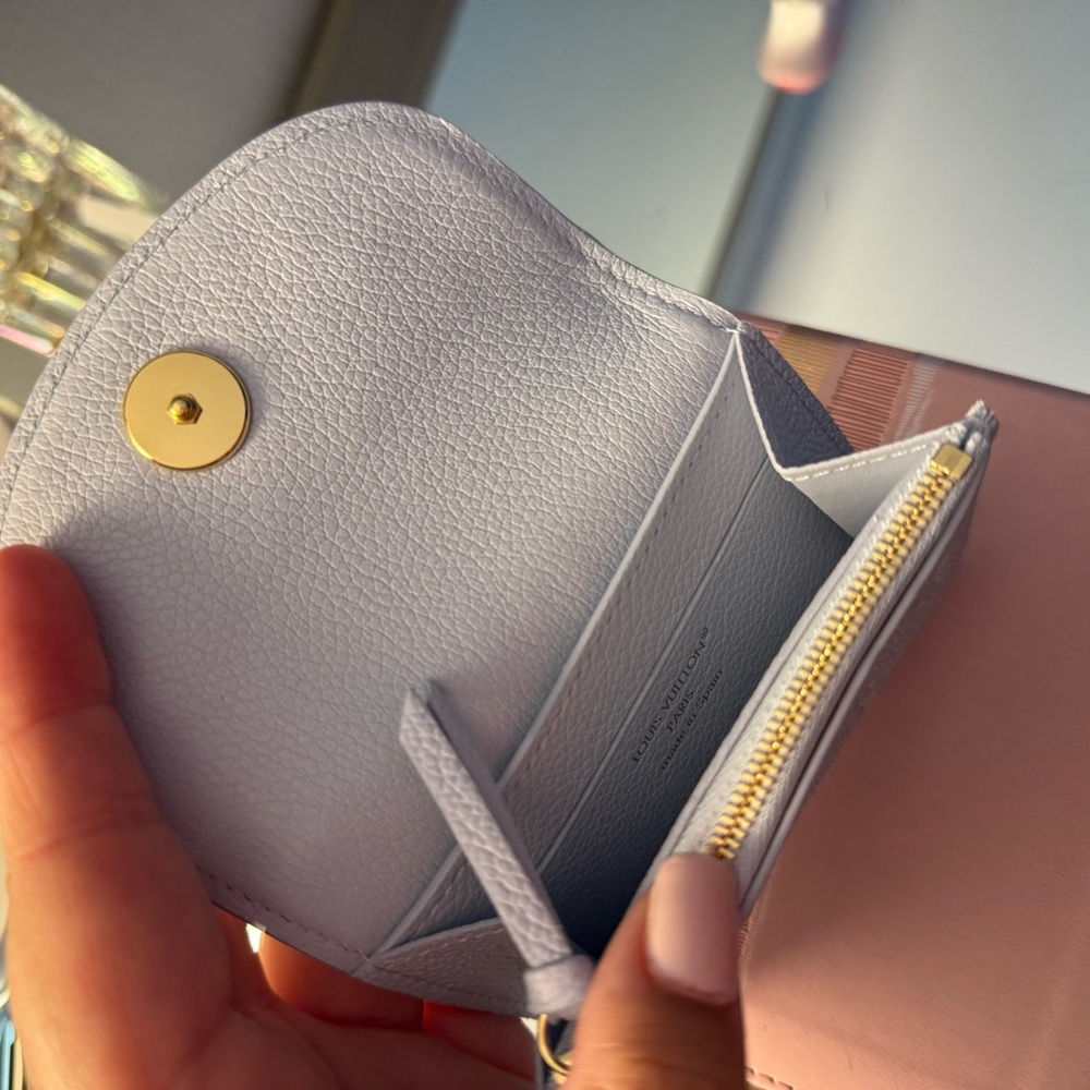 Louis Vuitton Light Blue Monogram Wallet - Picture 2 of 5